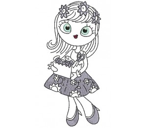 Stickdatei - Sewing Girl 10